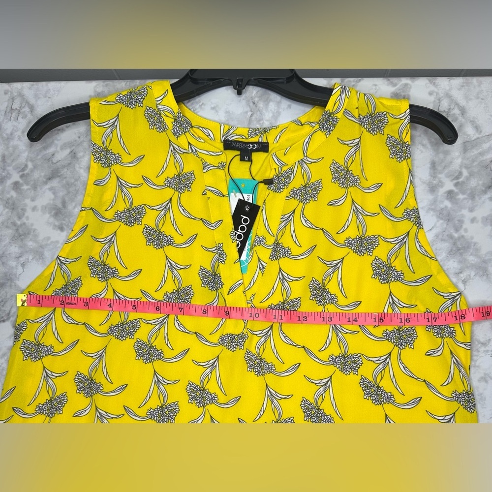 NWT Paper Moon sleeveless blouse size M - Picture 5 of 10